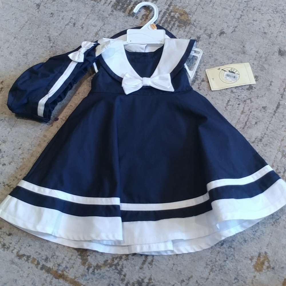 Good Lad Infant Dress and Matching Hat